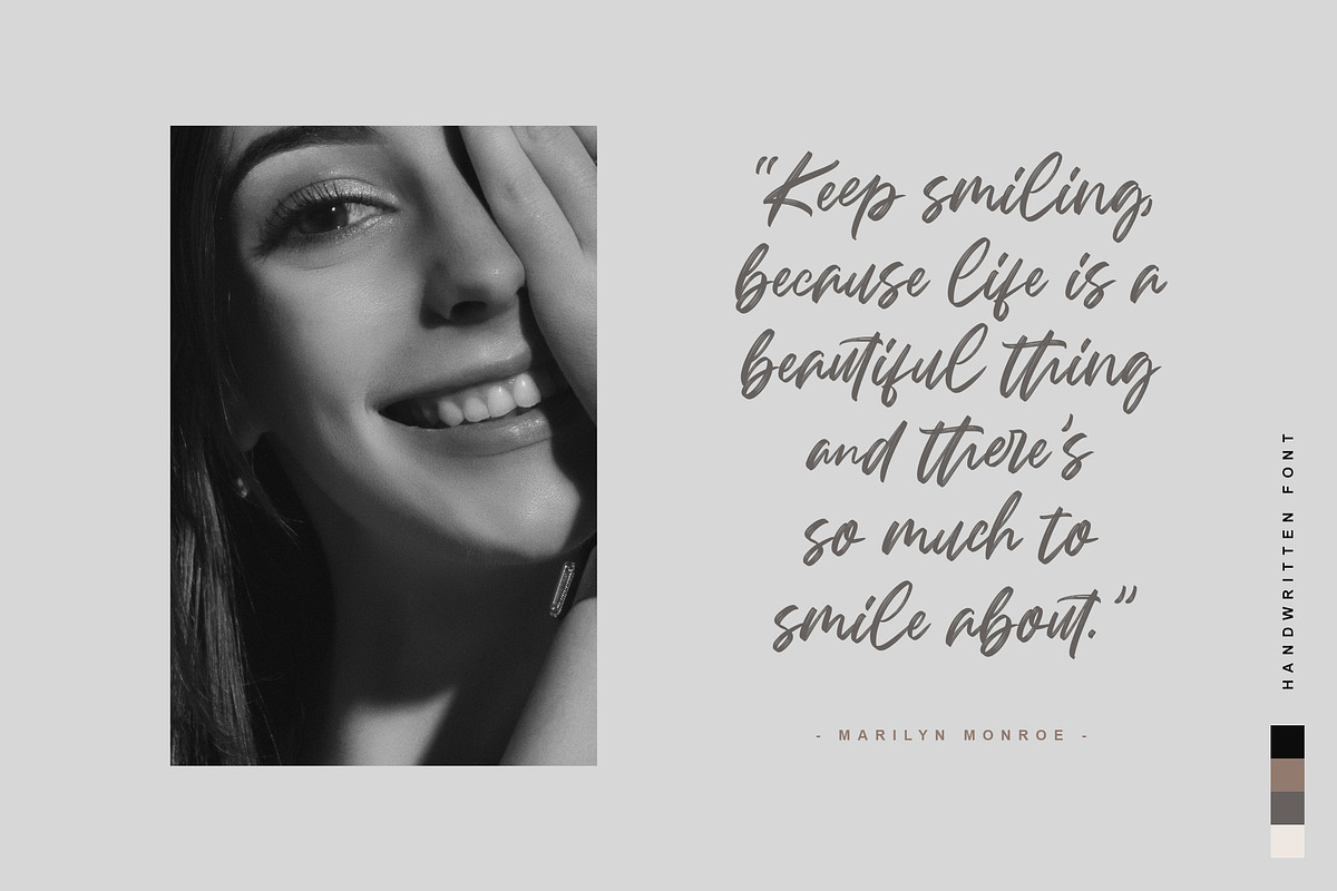 Batavie - Scratch Handwritten Font, a Handwritten Font by Typehand Studio (Photo 2 of 9)