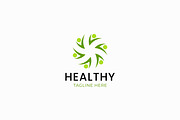 Healthy People Body Fit Logo Concept, a Branding & Logo Template by Signatoro (Thumbnail 1 of 3)