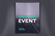 Awesome Event Flyer PSD Template, a Flyer Template by M K GRAPHICS (Thumbnail 1 of 3)