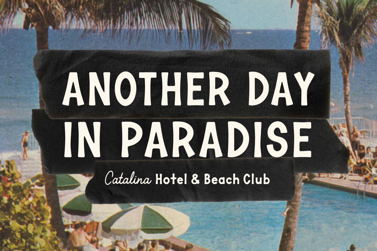 Beach Club, a Sans Serif Font by Bruised Goods (Photo 4 of 7)