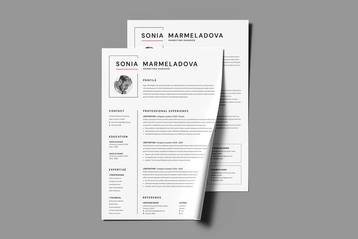 Best Resume Template, a Resume Template by PixelStudio (Photo 5 of 6)