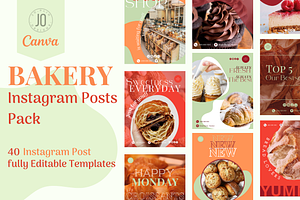 Bakery Theme Instagram Post Template