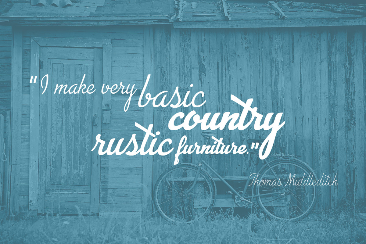 Advertising Script - 5 fonts preview 4