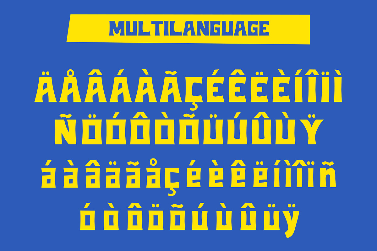 Balok Display Font, a Sans Serif Font by Pokal Studio (Photo 6 of 9)