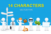 14 - 3d characters, an Illustration by Mister Pixel (Thumbnail 1 of 5)