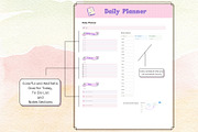 Aeshetic Notion Planner Template, a Templates & Theme by DaisyStudio (Thumbnail 4 of 9)