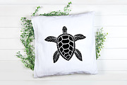 Sea Turtle SVG - Sea Turtle Clipart, an Illustration by YouniqueArtwork (Thumbnail 5 of 5)