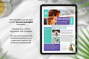 Canva Newsletter Template Dog Pets, an Email Template by PixelCraft (Thumbnail 14 of 15)
