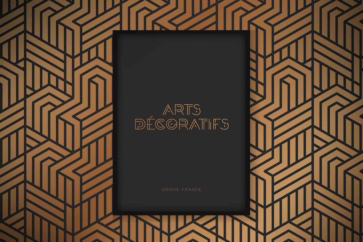 DECORÁ - Geometric Art Deco Font, a Symbol Font by AndrewPixelType (Photo 4 of 9)