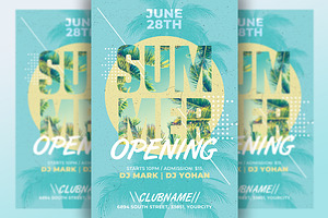 Summer Flyer Invitation Template