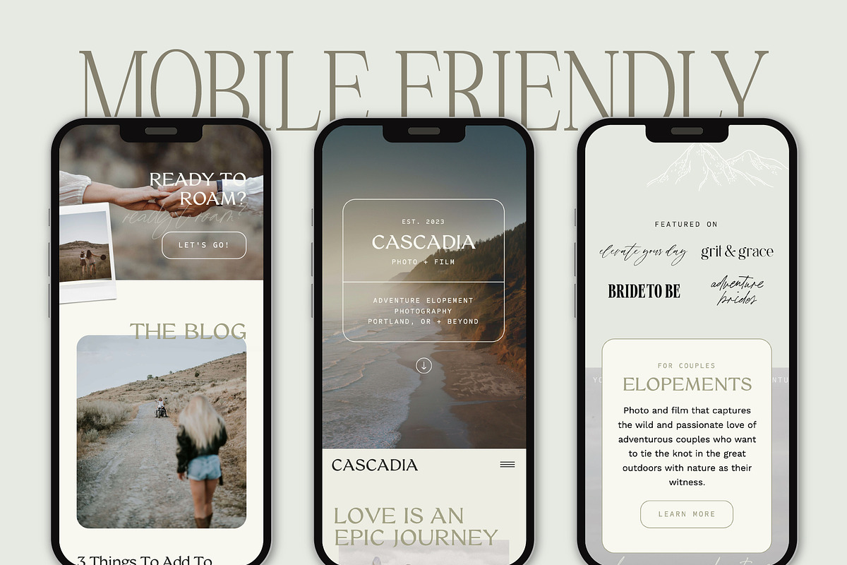 Showit Template for Photographers, a Websites & App Template by Lennox Creative Co. (Photo 4 of 6)
