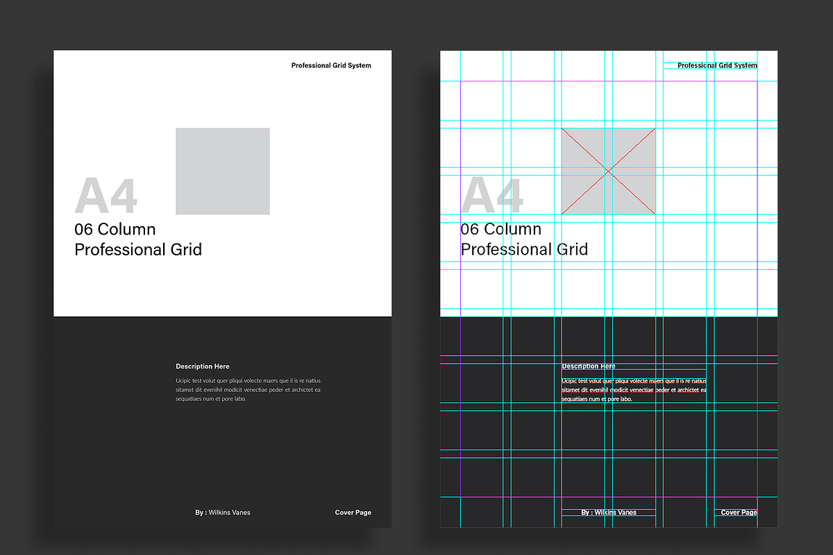 Professional A4 Brochure Grid System, a Brochure Template by TemplateFolio-Shop (Photo 7 of 7)