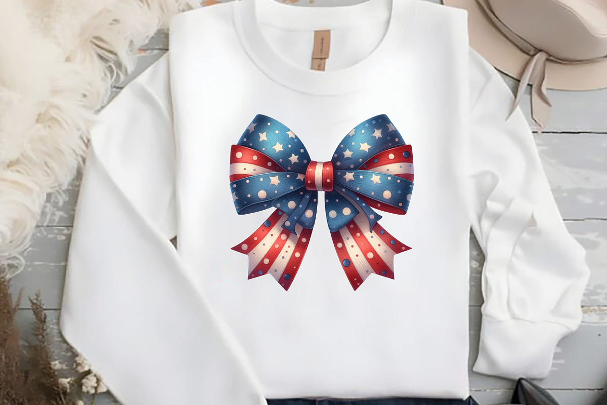 Ribbon Patriotic 4th of July Clipart, an Illustration by DreamCafeArt (Photo 4 of 7)