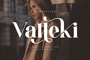 Valleki - Beautiful Serif Font, a Serif Font by Aqeel_Art (Thumbnail 1 of 12)