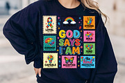 God Says I Am PNG, Autism Awareness, an Illustration by CreationArt (Thumbnail 2 of 9)