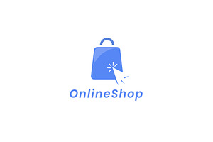 Online shop logo illustration, a Branding & Logo Template by Dyn Studio