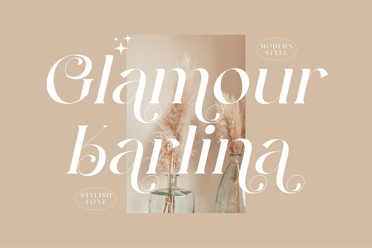 Glamour Karlina Luxury Serif Font, a Serif Font by Storytype Studio (Photo 4 of 9)