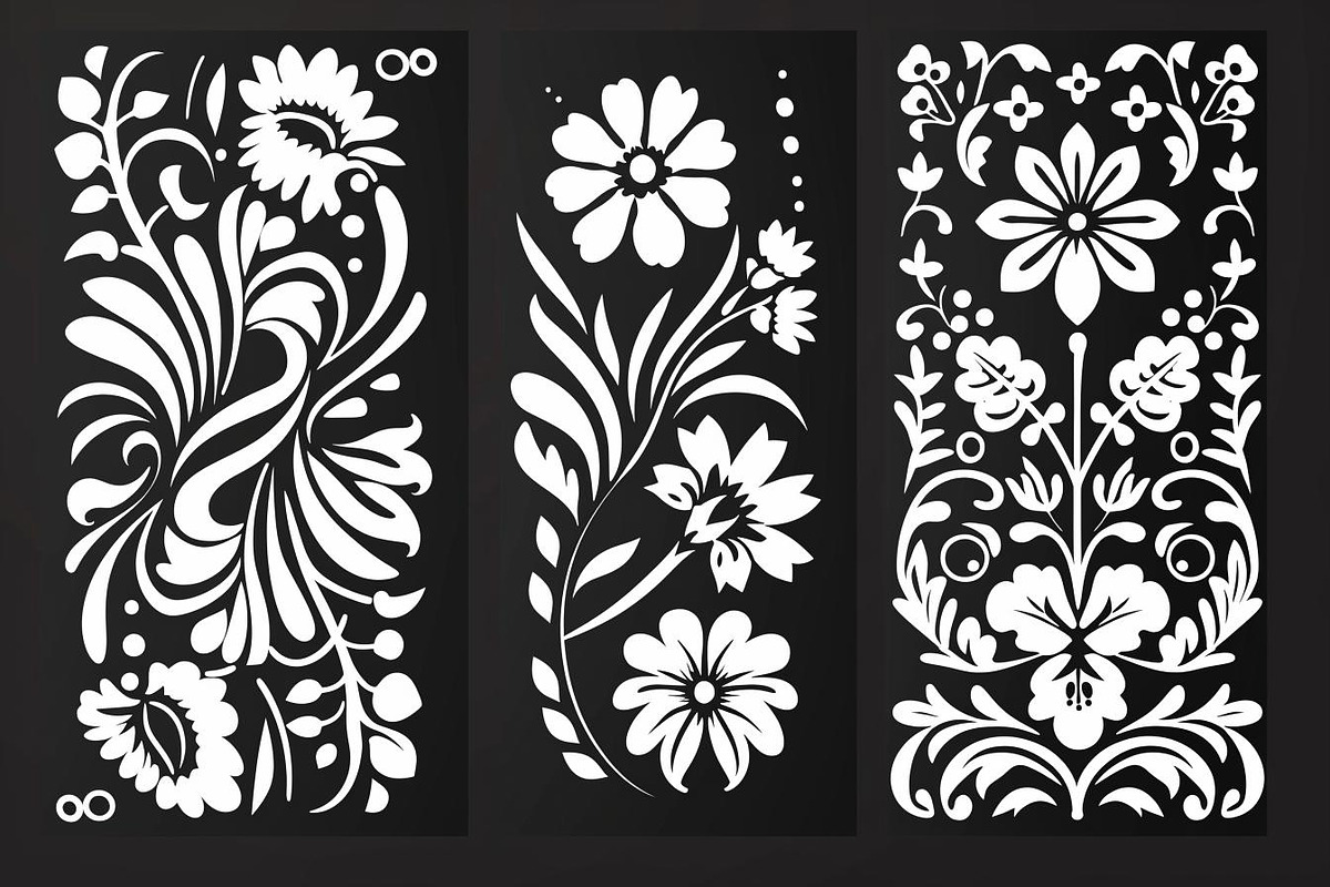 Ornate Floral Laser Cut Pattern Bun, an Object Graphic by balal (Photo 10 of 11)