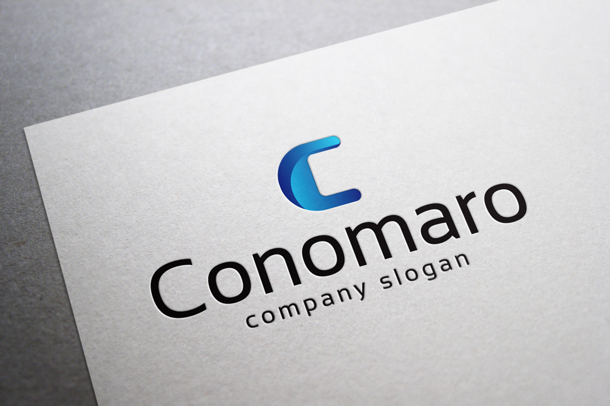 Conomaro Logo, a Branding & Logo Template by EmilGuseinov (Photo 1 of 2)