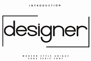 Designer, a Sans Serif Font by InermediaSTUDIO (Thumbnail 1 of 8)