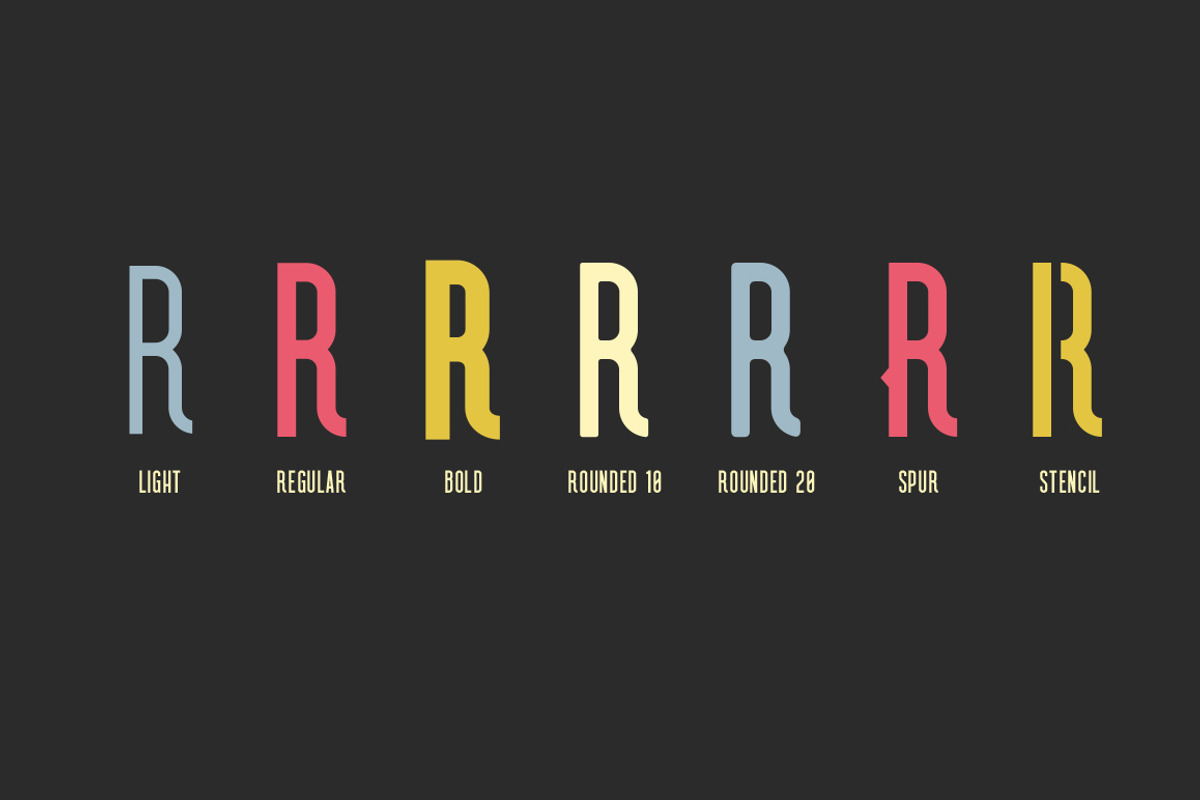 Sunshine Typeface Family preview 5