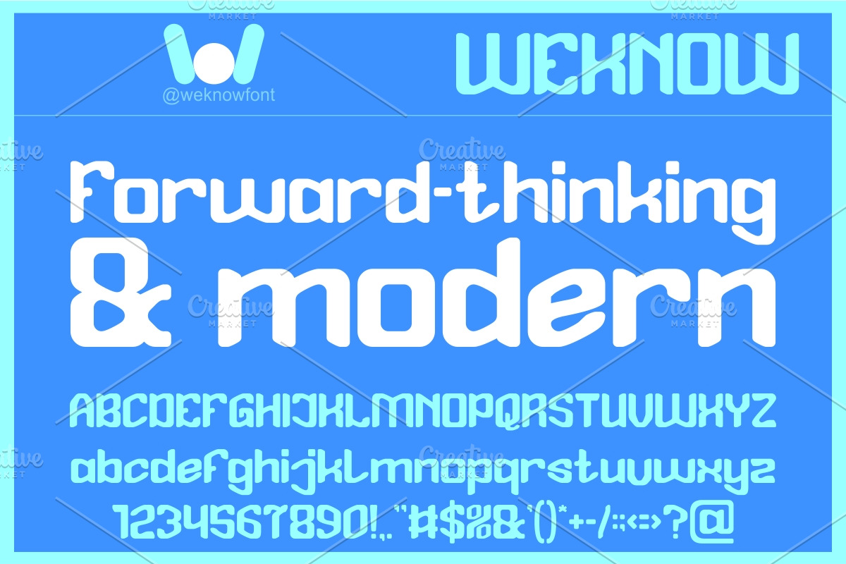 Think Possible font, a Sans Serif Font by weknow (Photo 3 of 8)