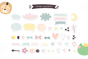 Cute Animals, a Background Graphic by AnnieArt (Thumbnail 3 of 7)