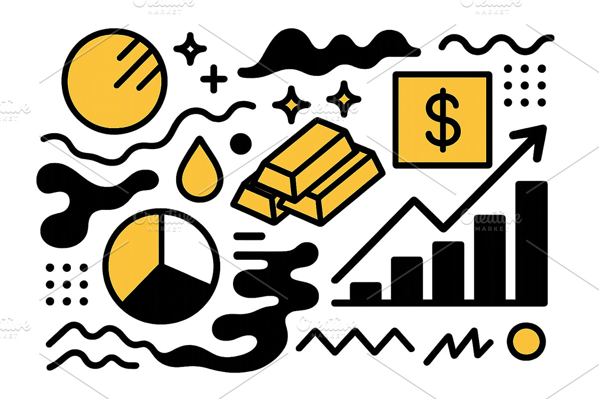 Creative vector illustration, a Finance Illustration by ZinetroN