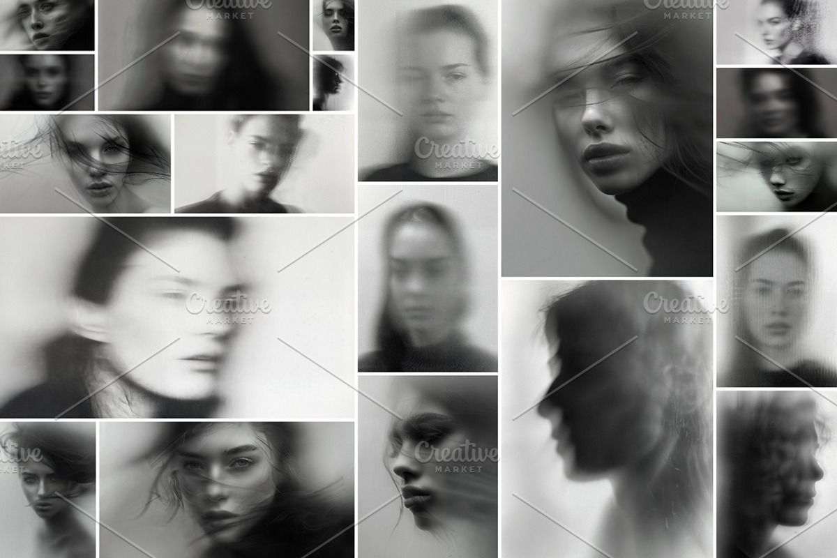 89 Blurred Faces, a Person Photo by Handmadefont (Photo 8 of 12)