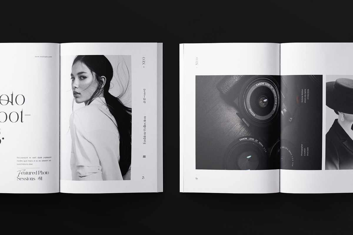 Photography Portfolio Template, a Brochure Template by ArtisanaAura (Photo 5 of 19)