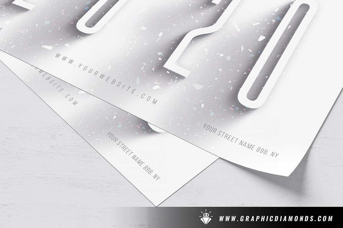 NYE Celebration Flyer V2, a Flyer Template by GraphicDiamonds (Photo 4 of 6)