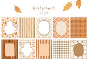 Leaf Fall Season - frames & patterns, an Object Graphic by polikarpovaart (Thumbnail 4 of 16)