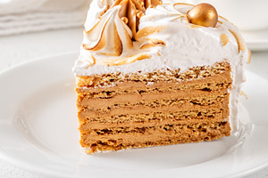 Slice of Medovik, a Food & Drink Photo by Alexander Prokopenko