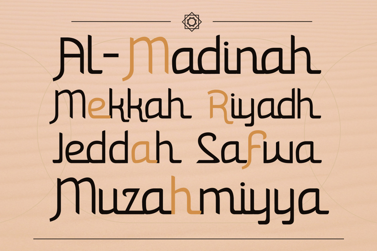 Ramadaniya – Islamic Typeface Font, a Script Font by Vadovastd (Photo 4 of 7)