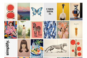 100 Eclectic Prints