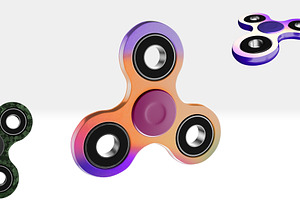 Fidget Spinner Mockups