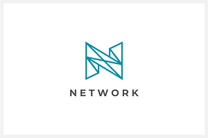 Network - Letter N Logo