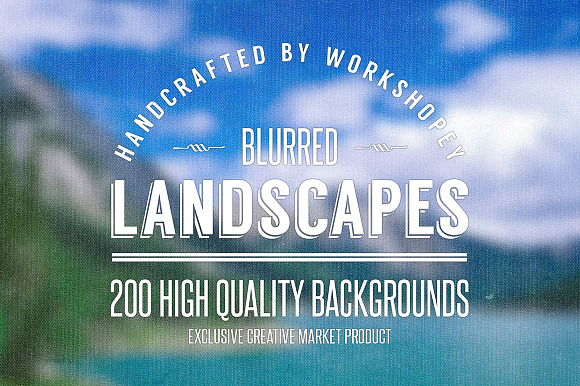 50 Blurred Landscapes (4 Variations) preview 7