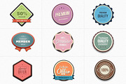 70% OFF - Badges & Insignia Bundle, an Object Graphic by WellMadePixel (Thumbnail 7 of 9)