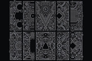 10 mecha poster template chptr 2, a Decorative Illustration by the-sastra (Thumbnail 1 of 4)
