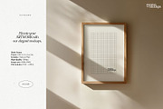 Frame Poster Art Mockup | DIN A PSD, a Household Mockup by momomockps (Thumbnail 7 of 11)
