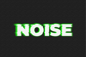 TV Distortion Glitch Text Effect, a Templates & Theme by studiogstock