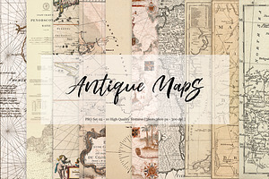 Antique Maps - Set 02