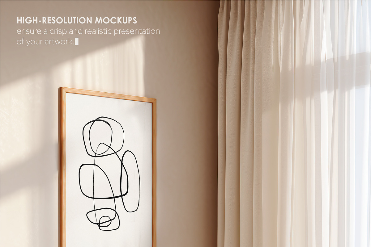 SUNNY HUGS | Frame mockup set, a Household Mockup by SCHÉRI (Photo 3 of 9)