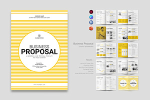 Business Proposal Template, a Brochure Template by ElvinPrint