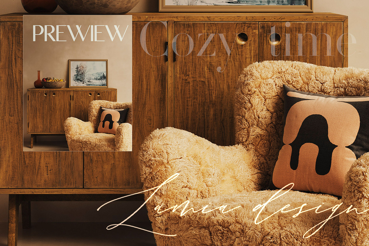 Warm Aesthetic Frame Mockup, a Household Mockup by LAMIA DESIGN (Photo 13 of 19)