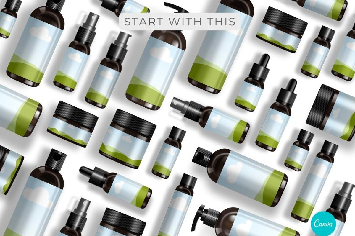 Cosmetic Containers 1, Canva Mockups, a Cups & Container Mockup by Mockup Scene (Photo 22 of 23)