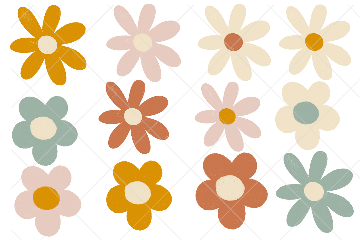 Kids Flowers Kawaii Spring Florals, a Graphic by Murphy & Frank (Photo 3 of 5)