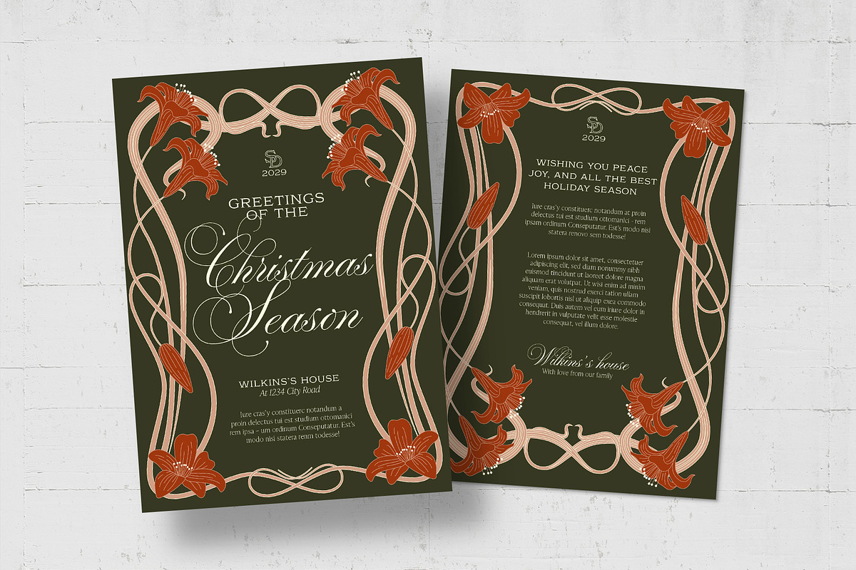 Christmas Invitation Template, an Invitation Template by BrandPacks (Photo 3 of 5)