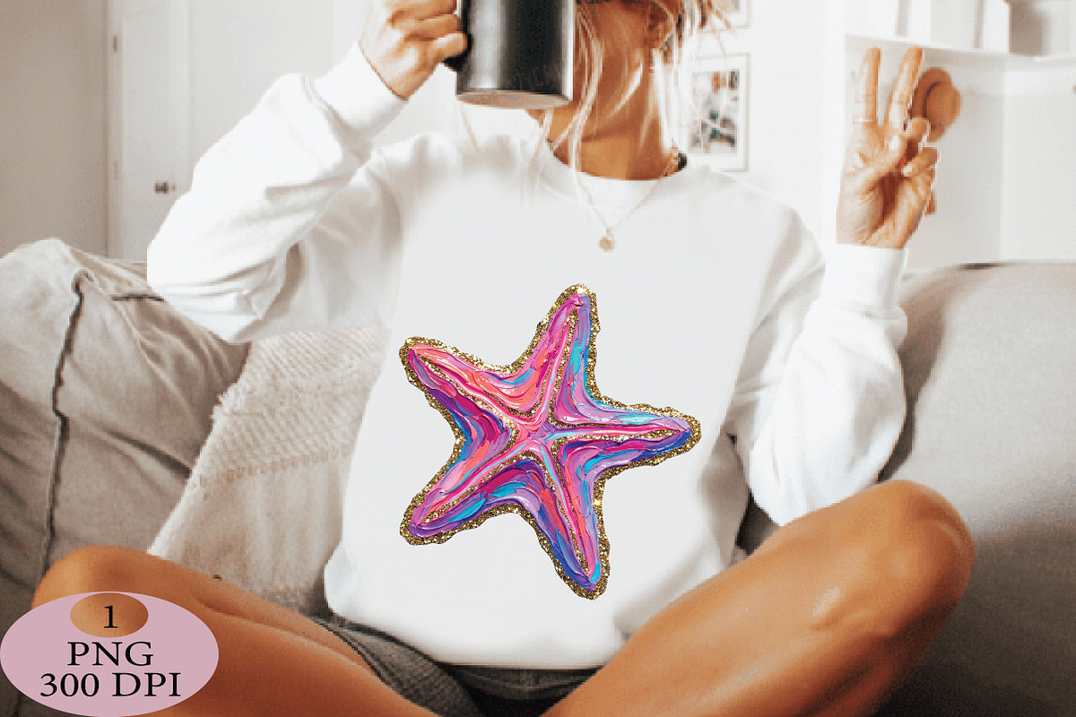 Coquette Summer Starfish Png, an Illustration by Daily.Designs (Photo 5 of 5)